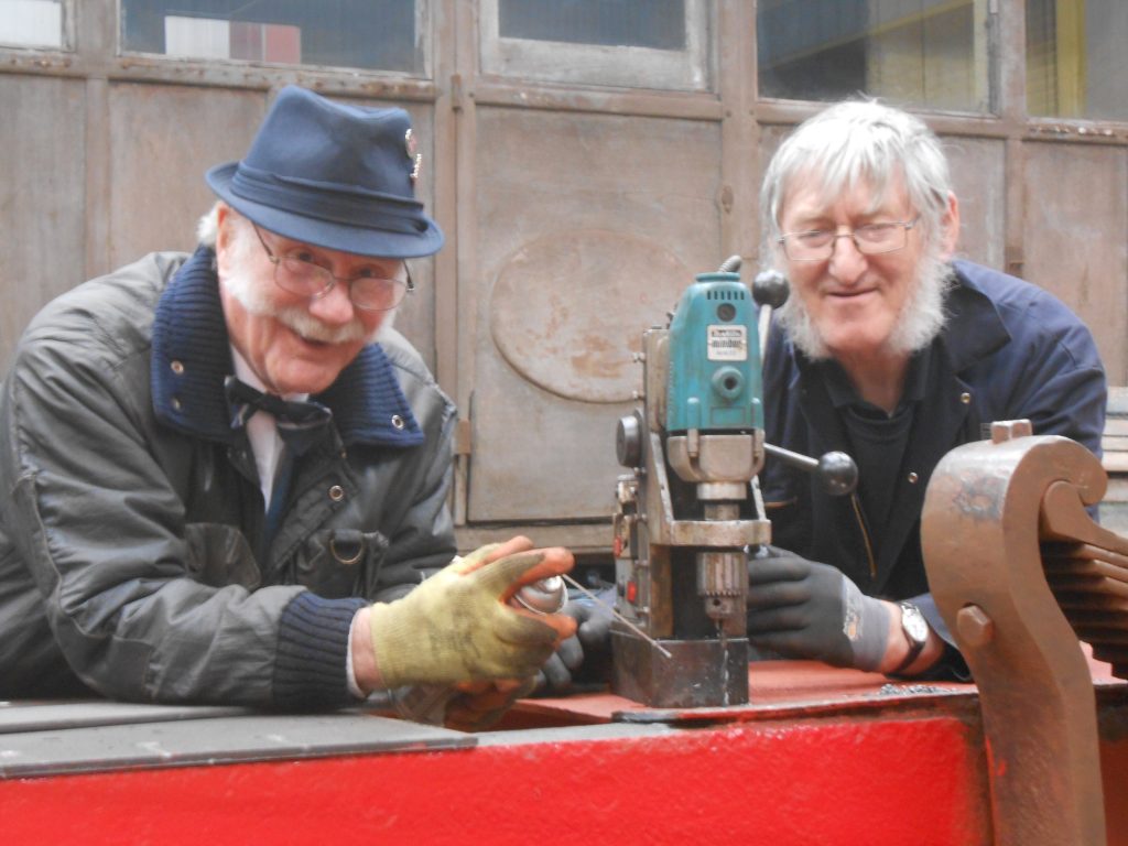 John and Alan contemplating work