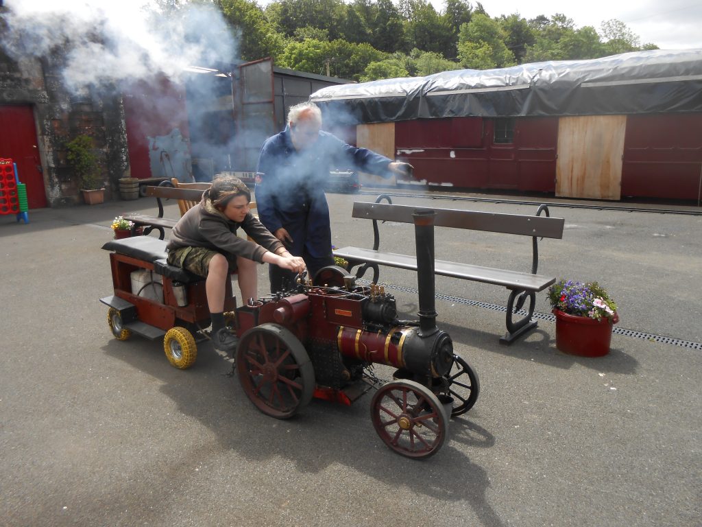 Watch out - Matthew at the wheel!