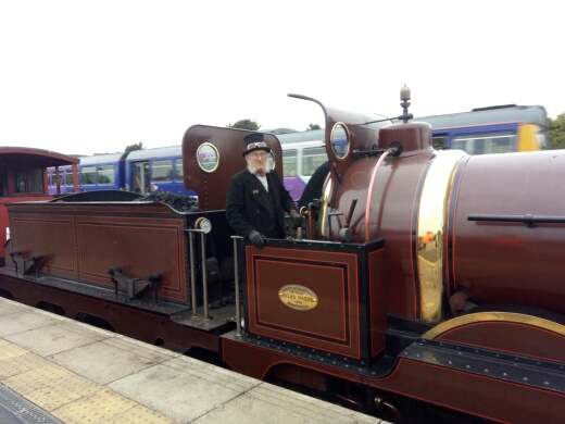 Alan at Shildon's Steam Punk event