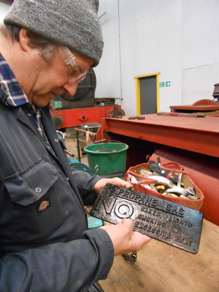 Mike reveals the newly produced RMB gas cover plate