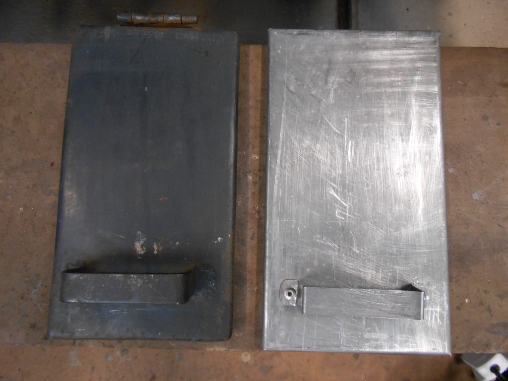 New TPO filler cover (right) ready for fitting alongside the other cover