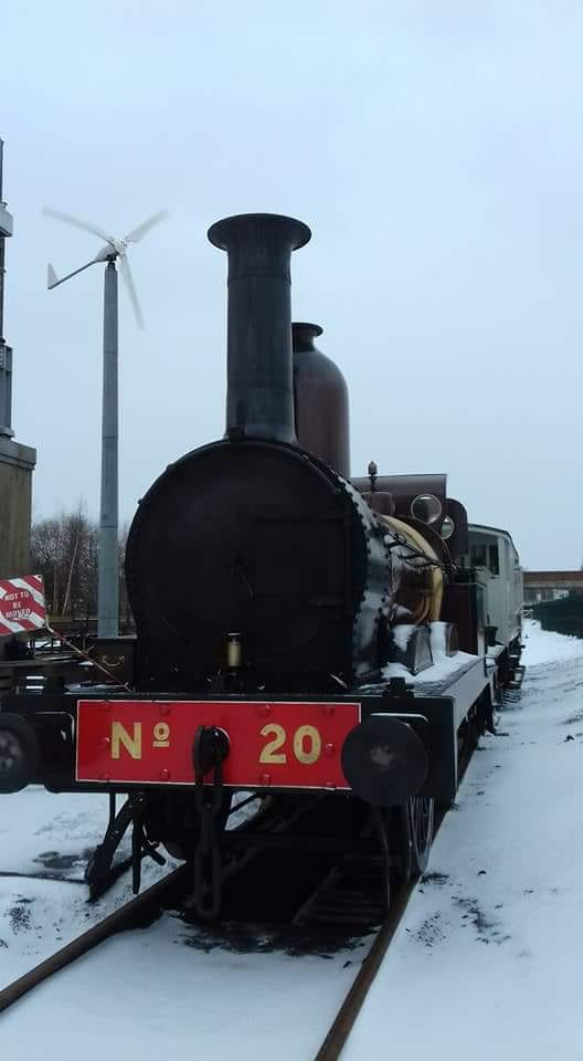 FR 20 in the snow at Shildon