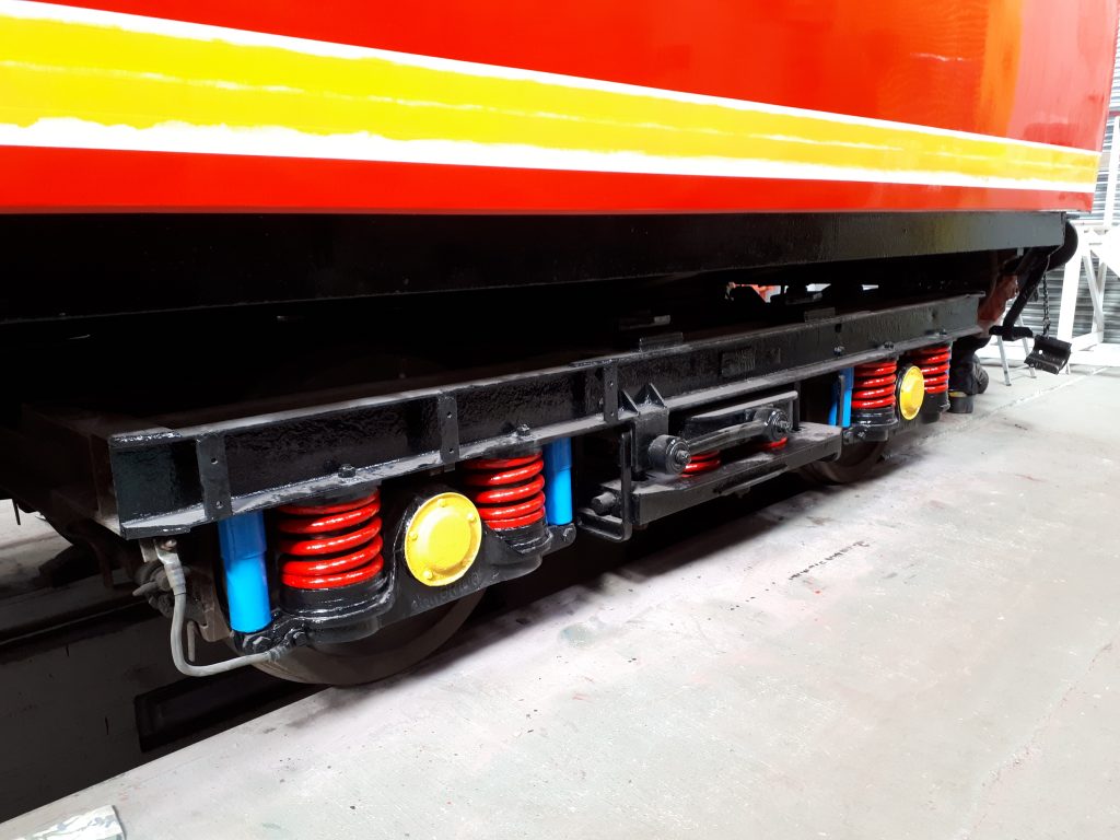 One of Roger's brightly coloured bogies
