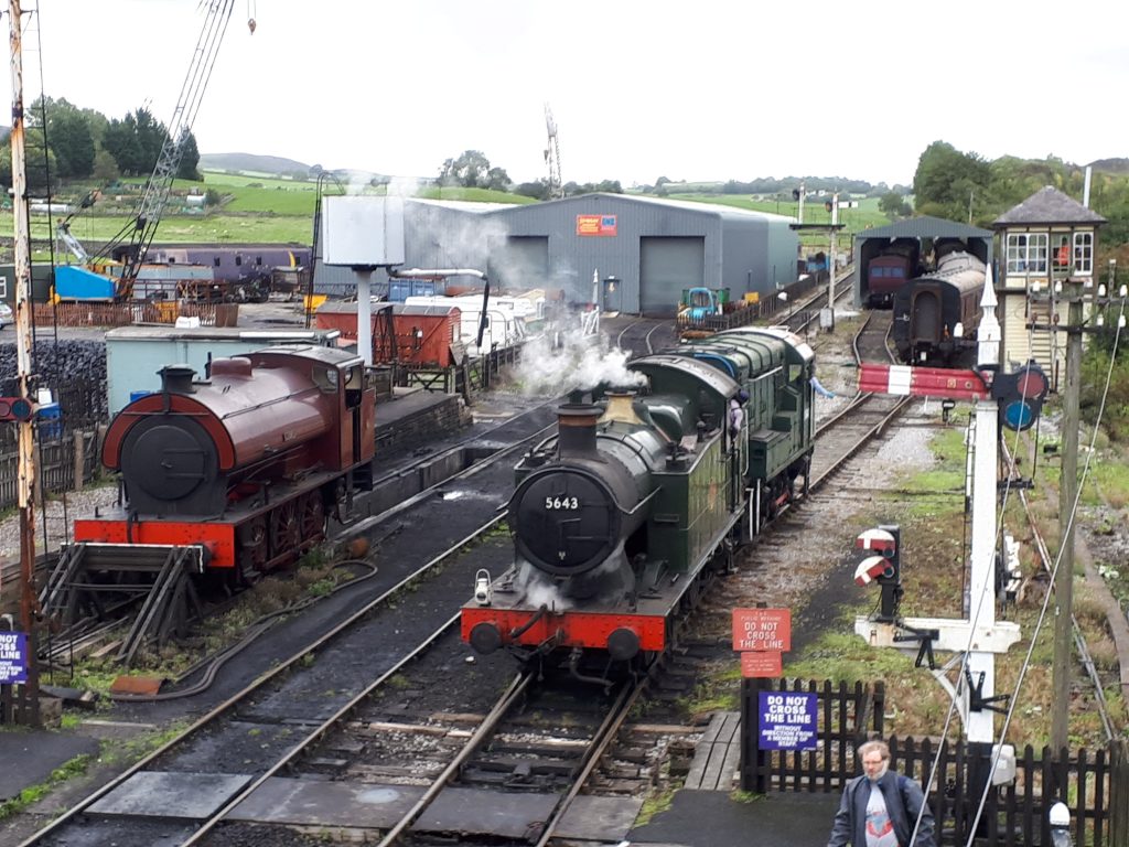 Cumbria and 5643 at Embsay