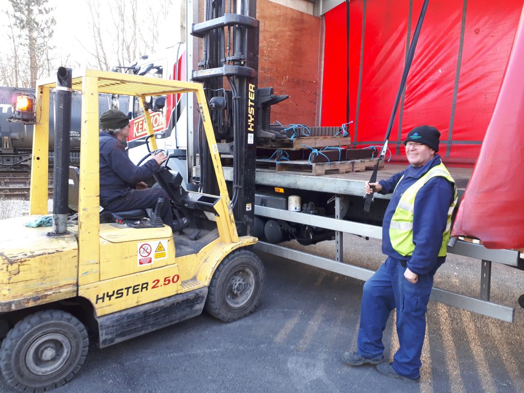 Adrian loads Wootton Hall's tender springs