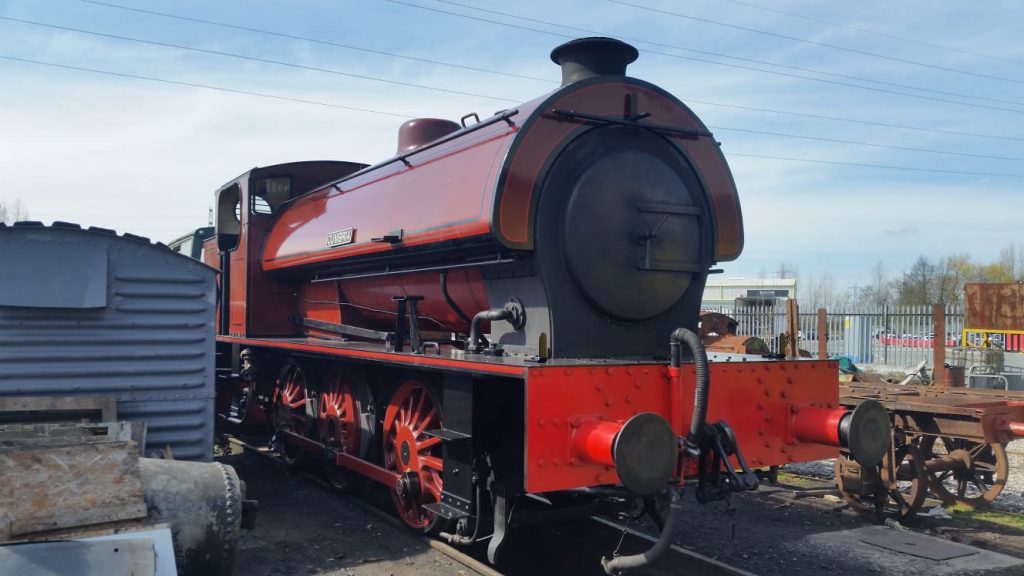 Cumbria on the way into the running shed on Saturday morning