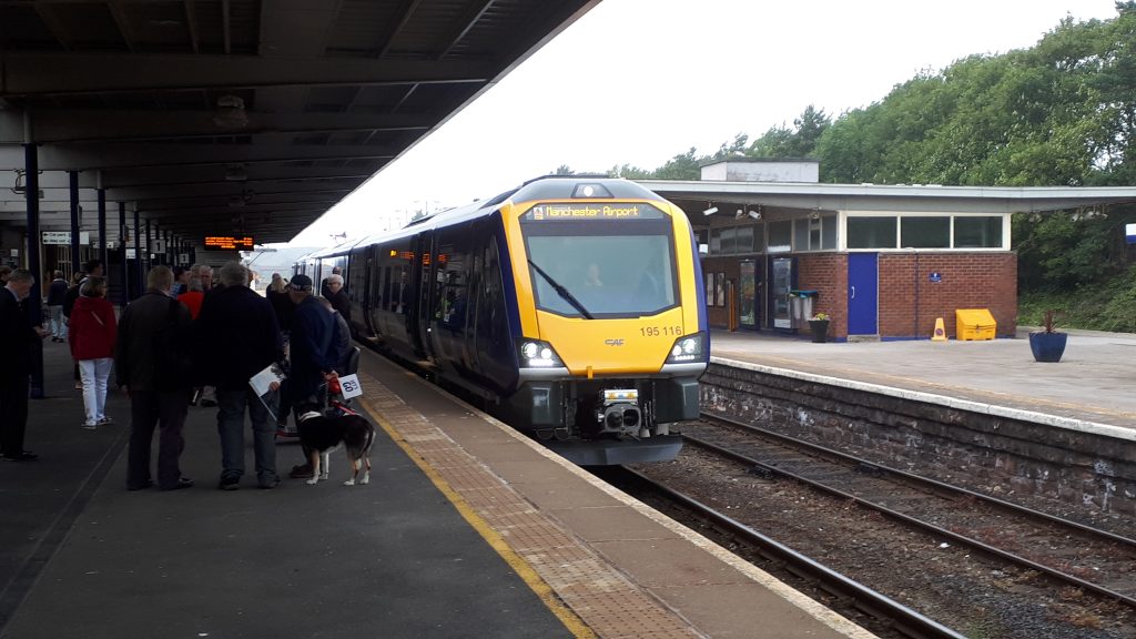 10.46 Barrow to Manchester Airport on the first day of the new service