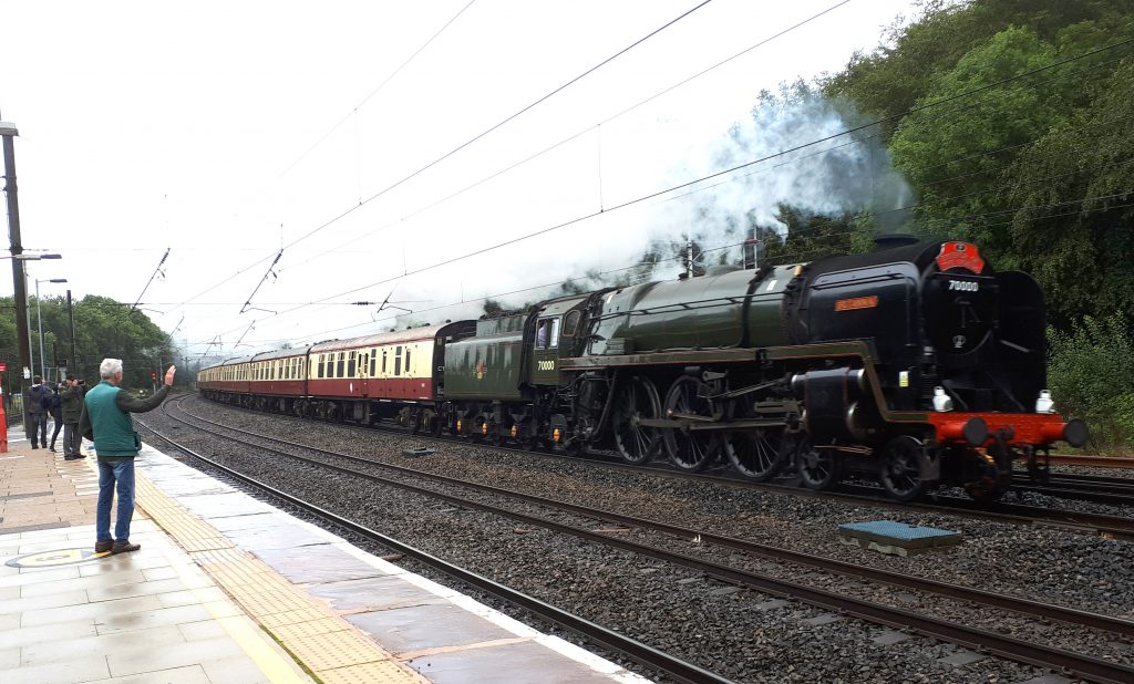 Britannia speeds through Lancaster