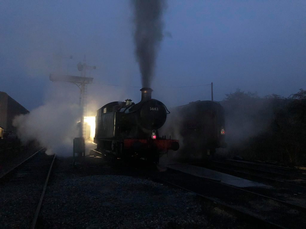 5643's steam test at Embsay