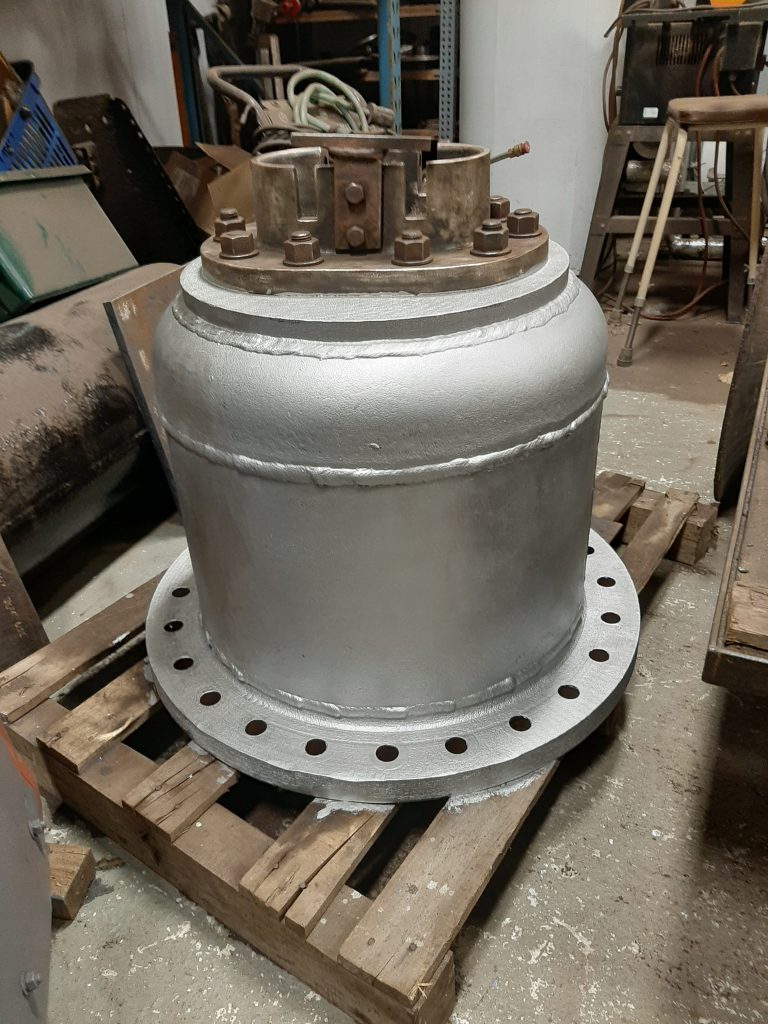 FR 20's dome after cleaning and painting