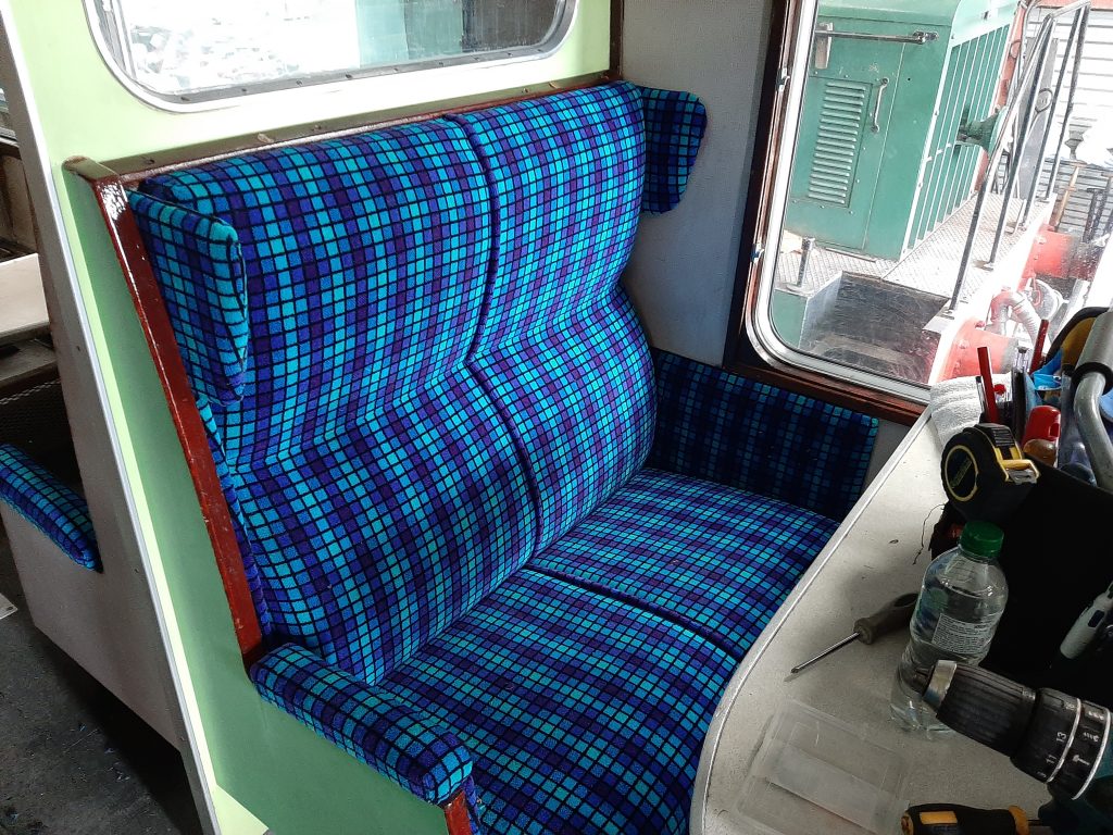 Refurbished seating in the RSR TSO