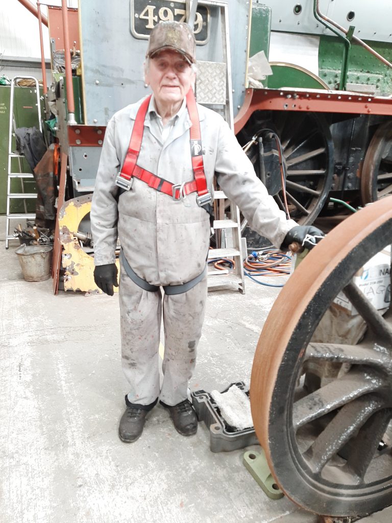 Fred with safety wire harness