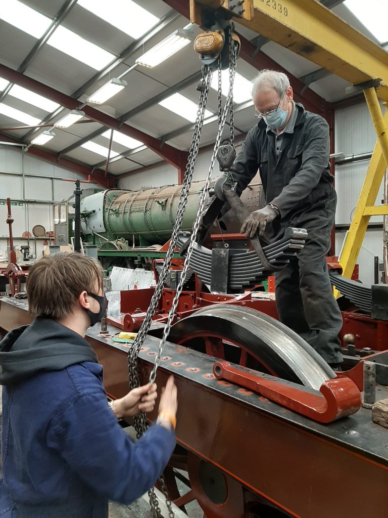 Matthew and John Dixon fit one of FR 20's new springs