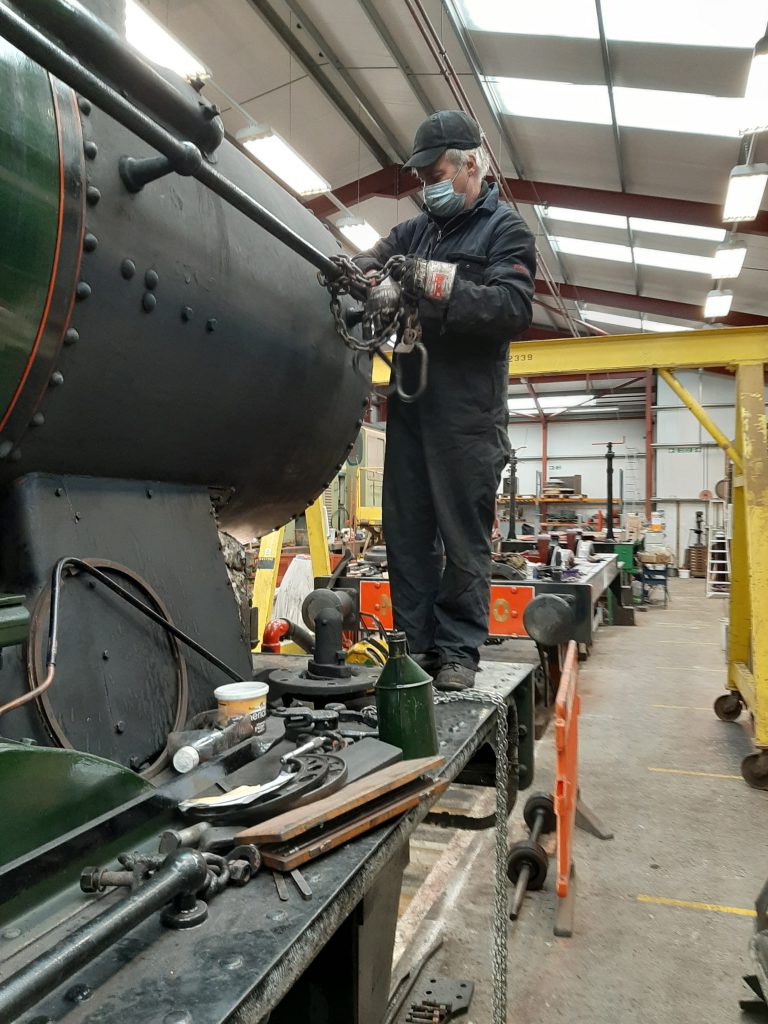 George at work on 5643