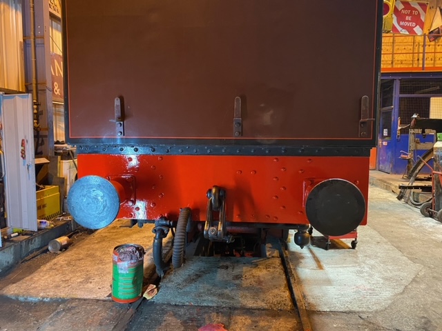 Cumbria' re-painted rear buffer beam