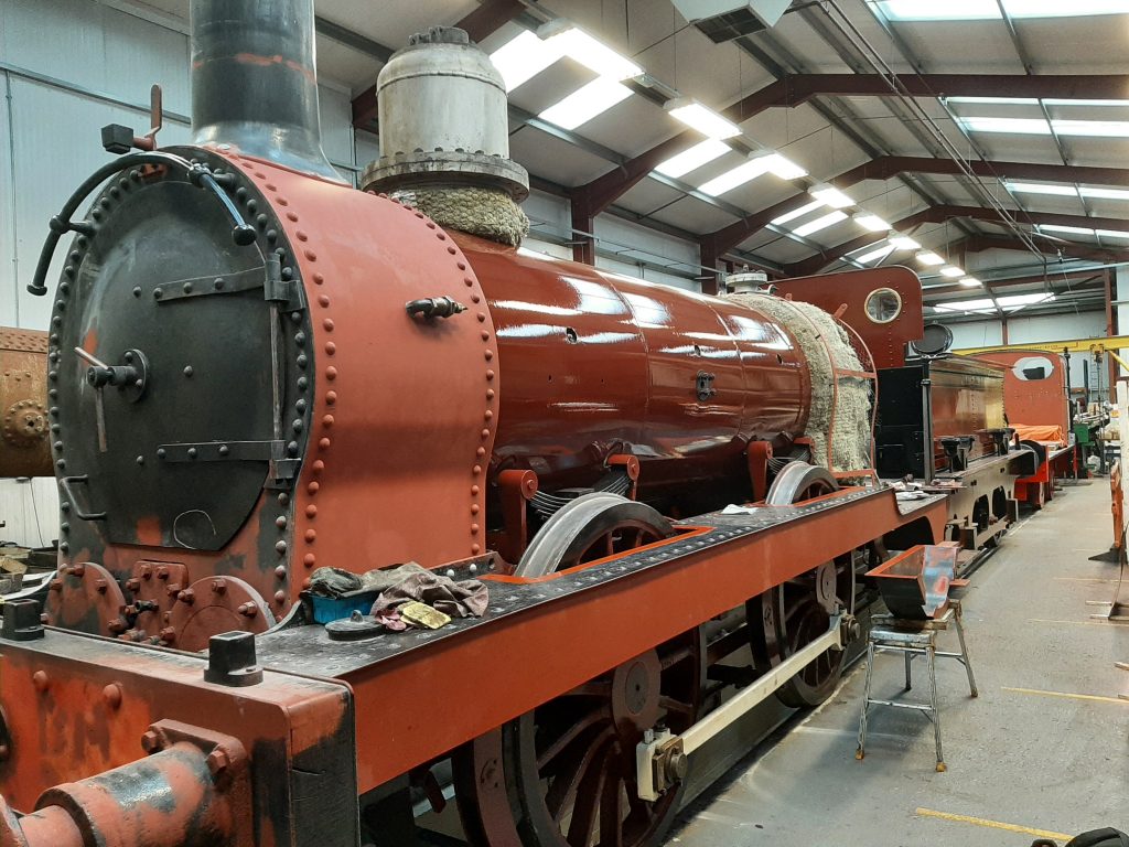 FR 20 with boiler cladding plates fitted and painted