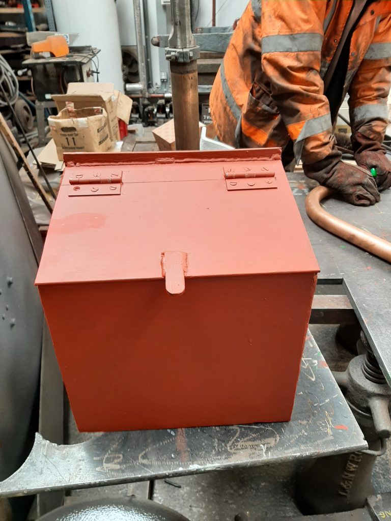 New fire box for the water crane