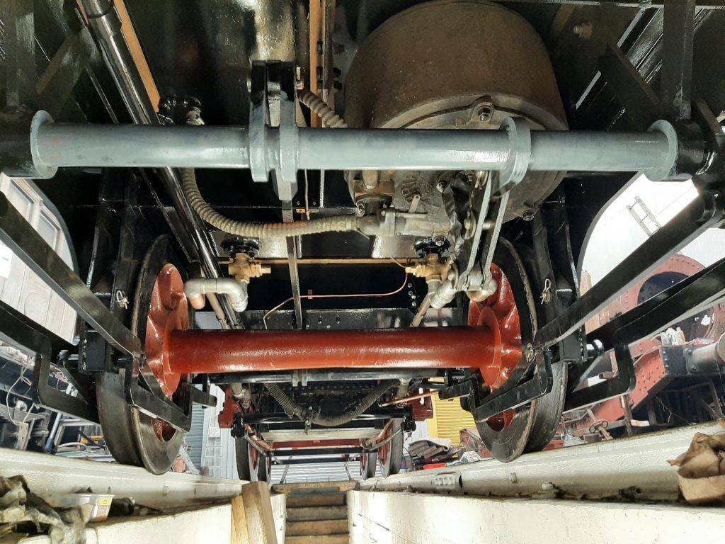 Underneath FR 20's tender