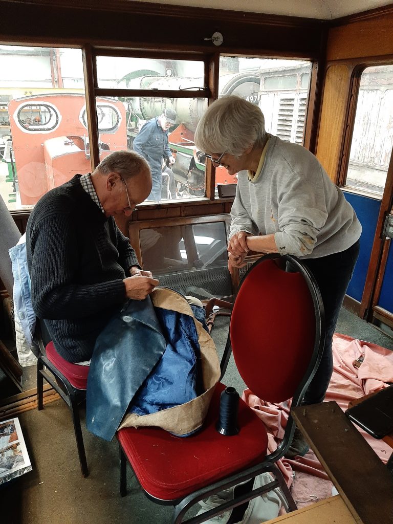 Phil and Annes Bolton working in GER No. 5