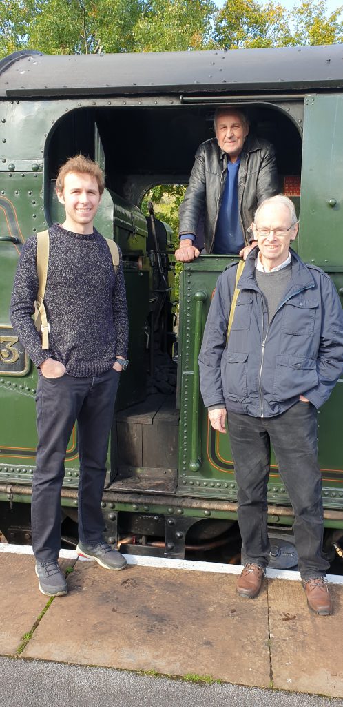 Sam, Keith ,John and 5643 at the ELR's Gala