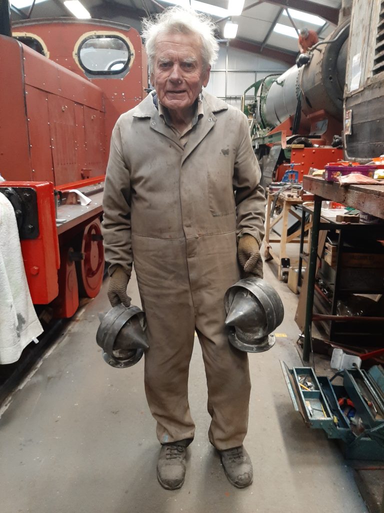 Fred with two more cleaned up vents for GER 5