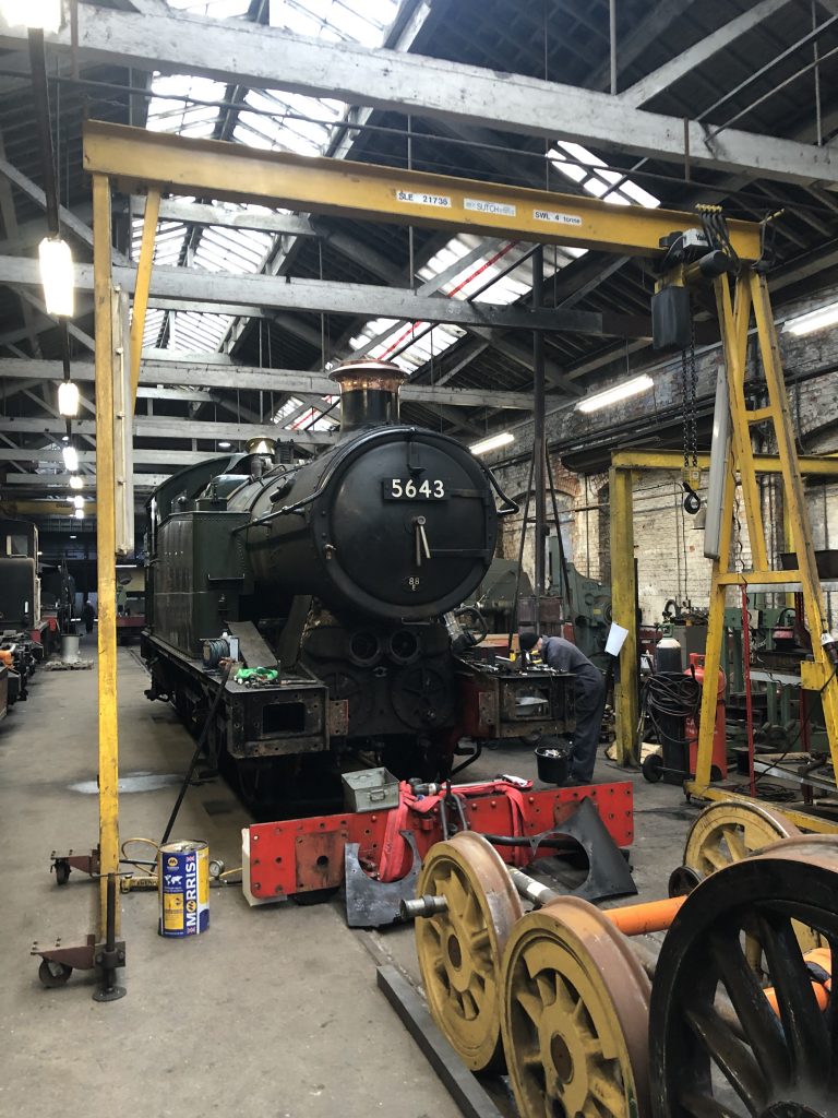 5643 at Bury minus bufferbeam