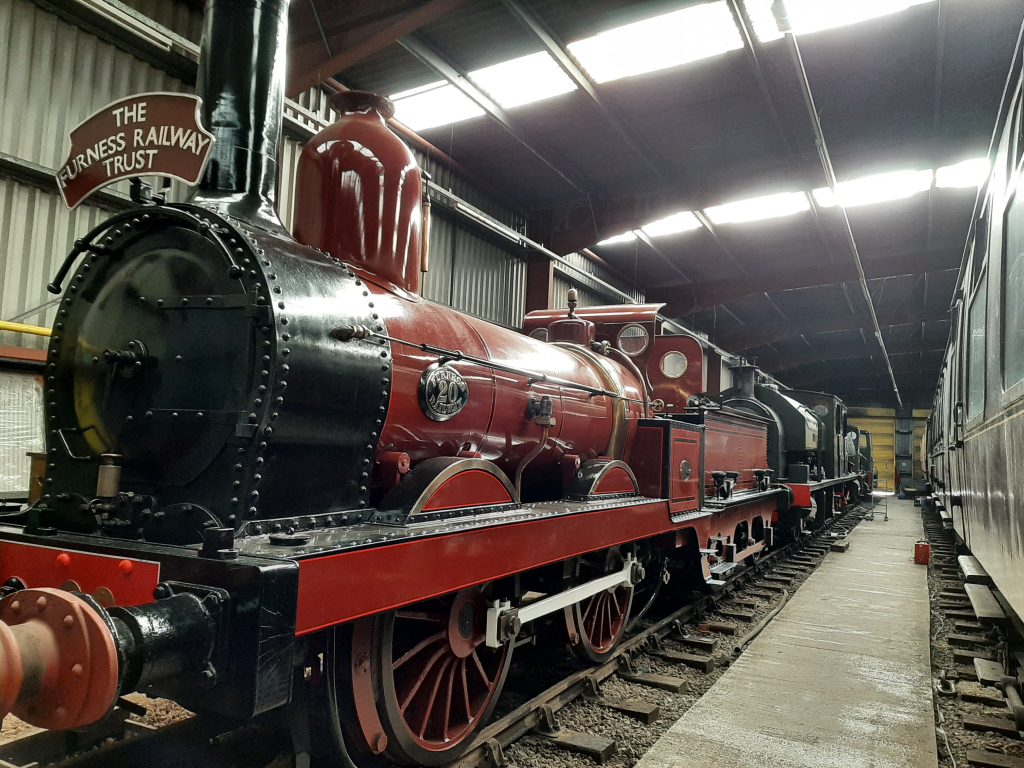 FR 20 in the RSR running shed with the other locos for the Gala