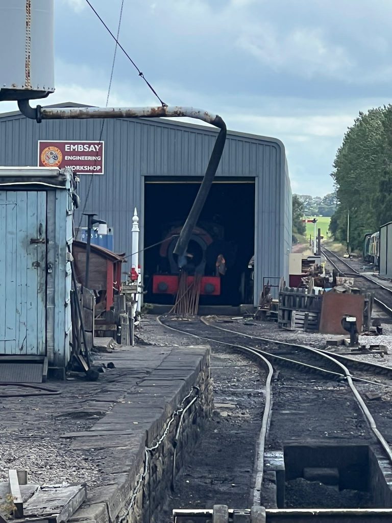 Old tubes being removed from Cumbria at Embsay