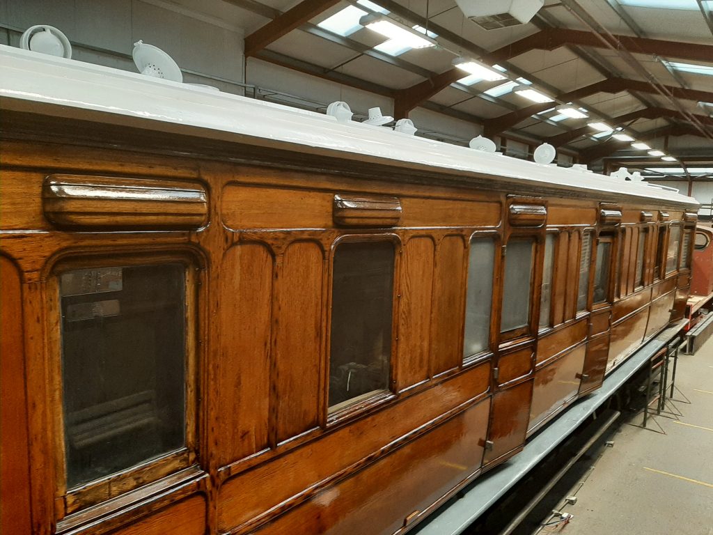 The varnished north side of GER No.5