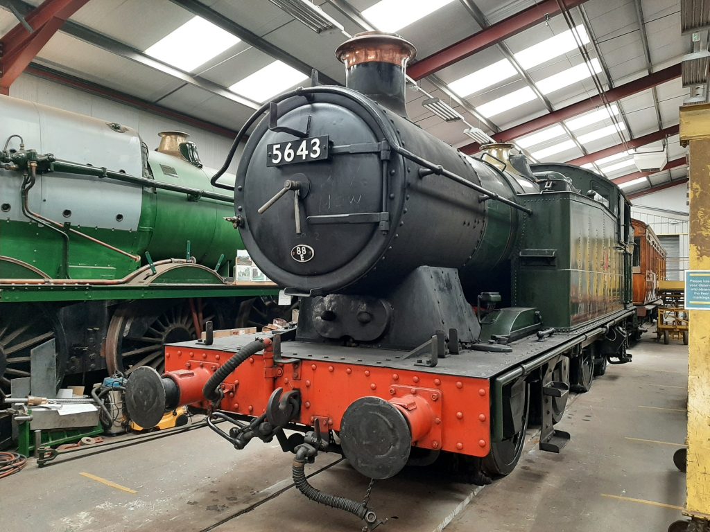 Home at last. 5643 in the FRT shed