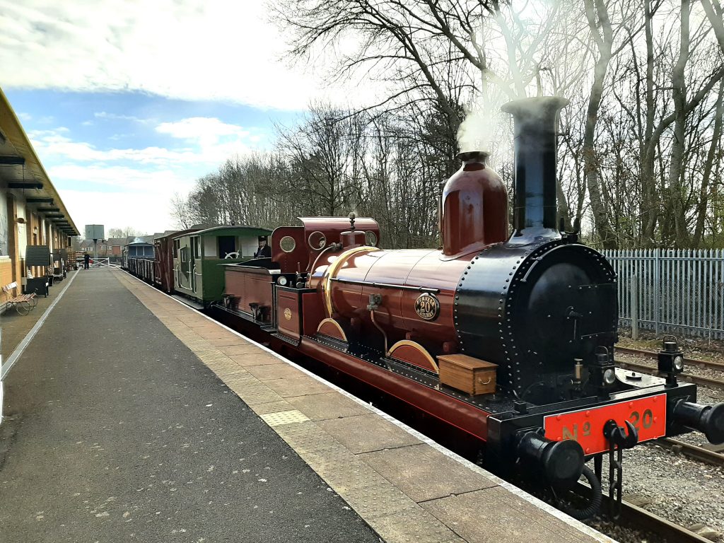 FR 20 with the demonstration freight at Preston on 26.03.23