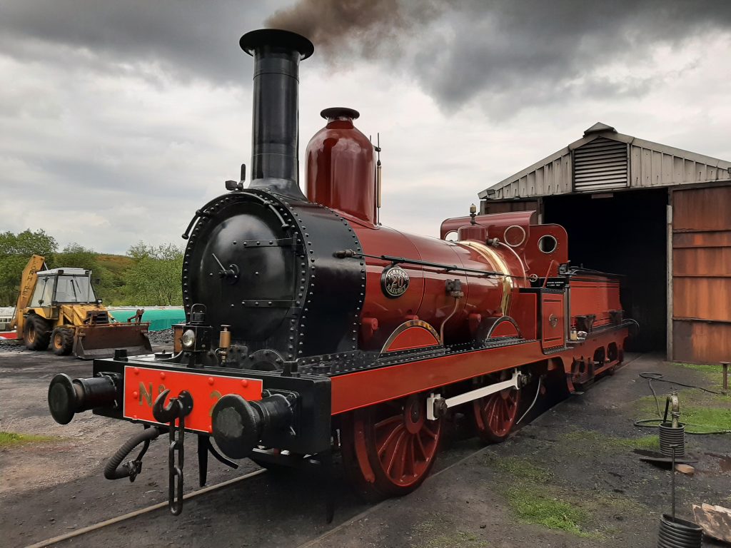 A very shiny FR 20 being steamed on Friday