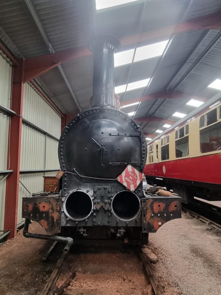FR 20 in the carriage shed at Blaenavon minus front buffer beam