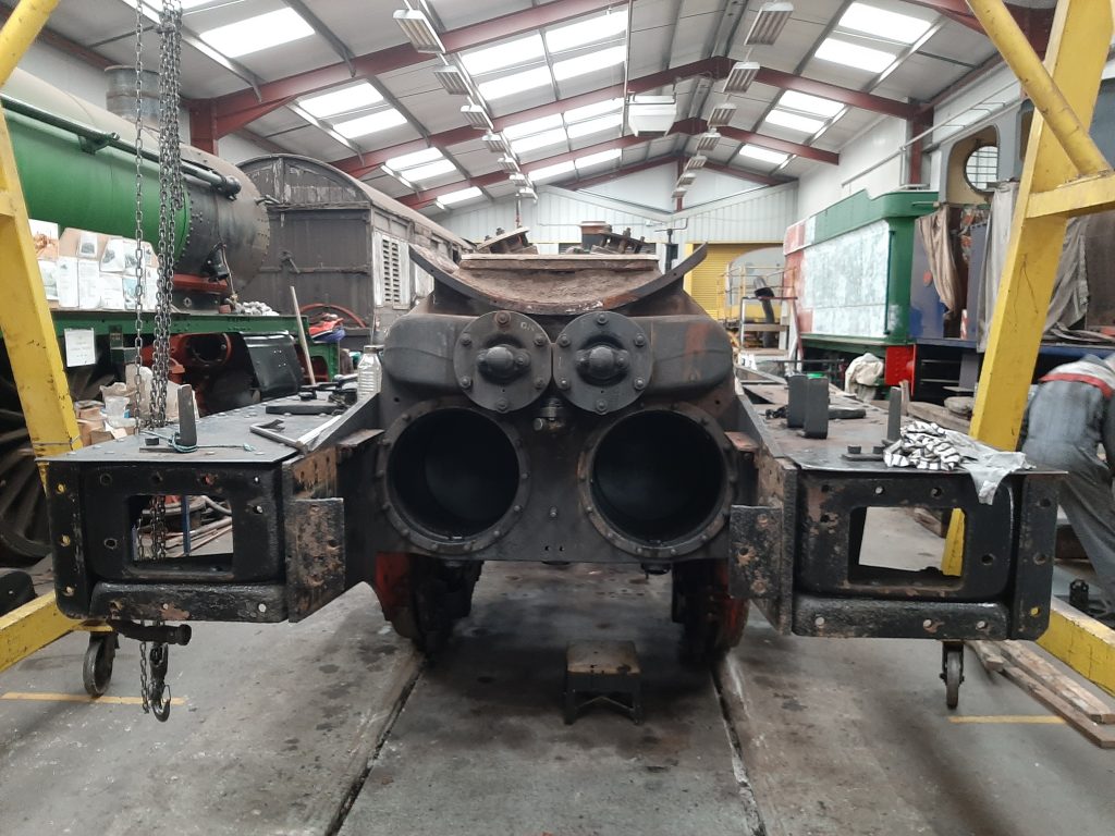 5643's front buffer beam removed