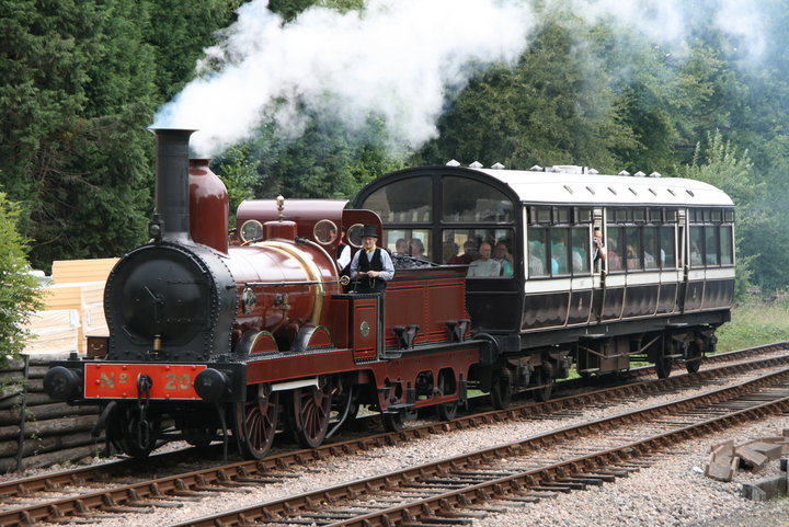 During the 2010 gala, FR 20 operated trains north of Kingscote on what then was still the under-construction East Grinstead extension