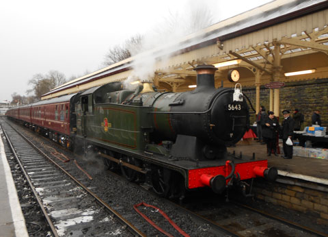 Awaiting departure from Bury