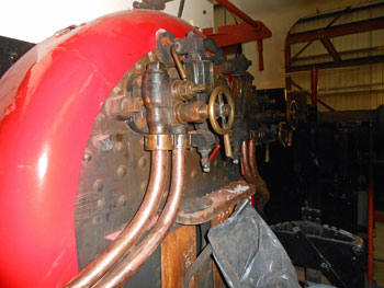 Cunbria's boiler backhead fittings coming back together