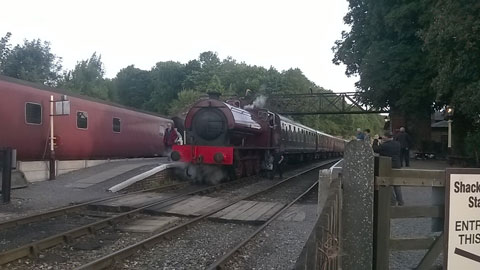 Cumbria at Shackerstone station on the Battlefield Line