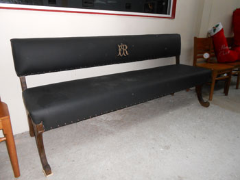 The restored FR bench