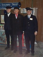 Neil Smith (l), Tim Owen (middle) and Jim Kay Jnr (r) inside the shop